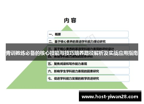 青训教练必备的核心技能与技巧培养路径解析及实战应用指南